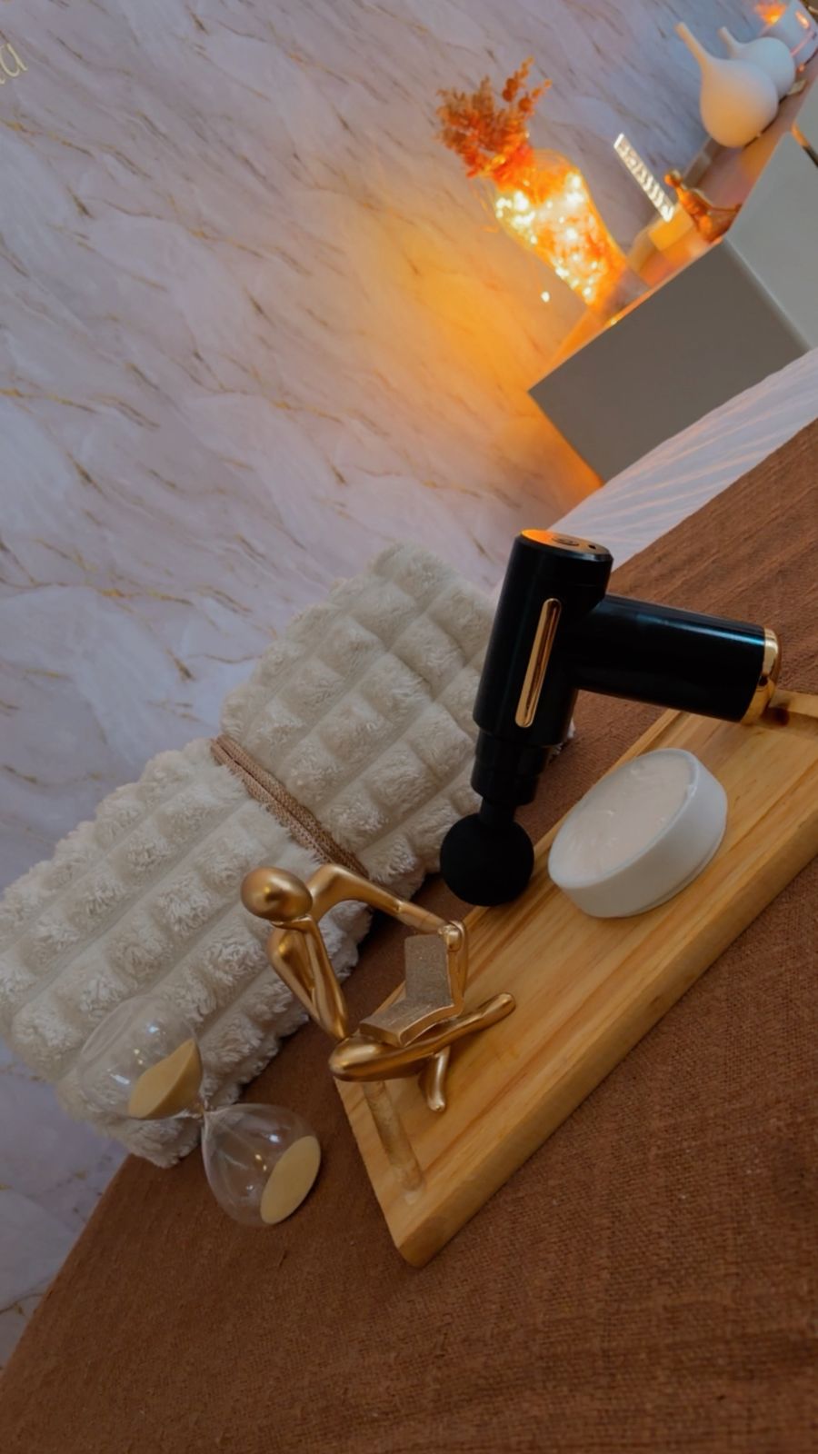 Decoração especial com pétalas