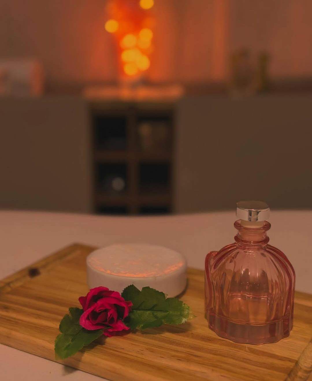 Espaço preparado para o relaxamento