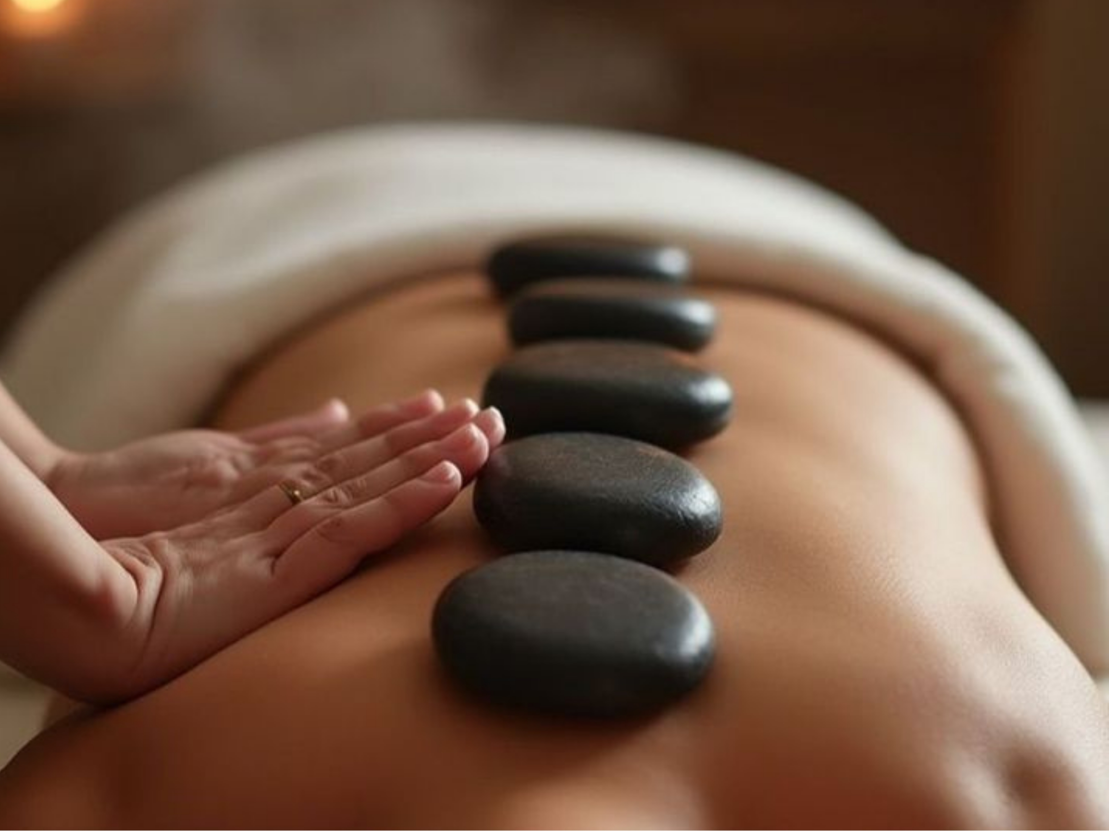 Massagem com Pedras Quentes Premium